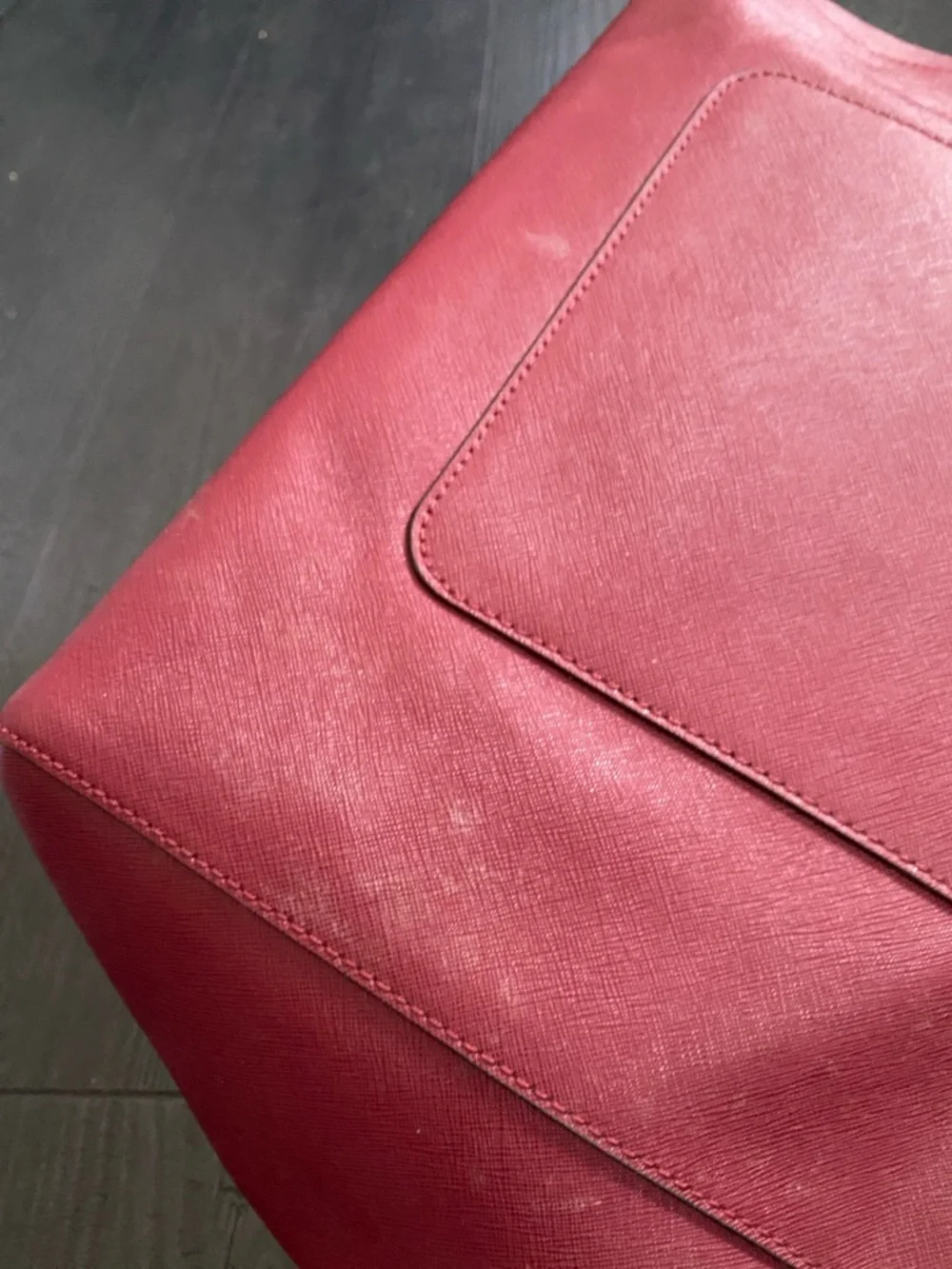 Michael Kors Burgundy Leather Large East West Walsh Shopper Tote burgundy - Picture 11 of 16